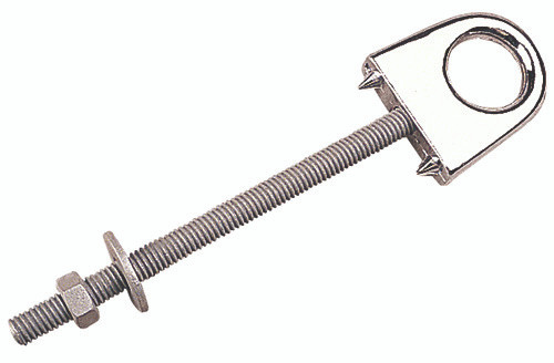 Sea Dog Marine Chrome Zinc Bow Eye 3/8"X3" (3-079133-1)
