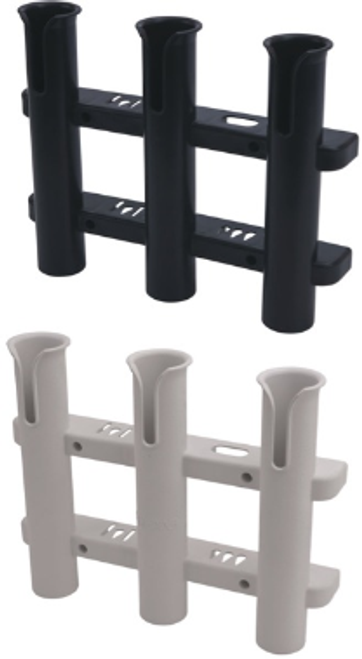 Sea Dog Marine Rod Holder 3 Rack Black - Sea-Dog Line - 325039 (325039-1)