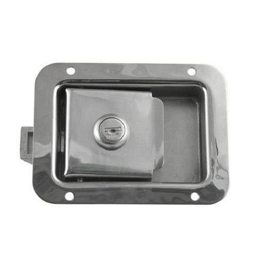 Redneck Trailer Supplies Door Latch Paddle "Jr" Locking, Stainless (379600)