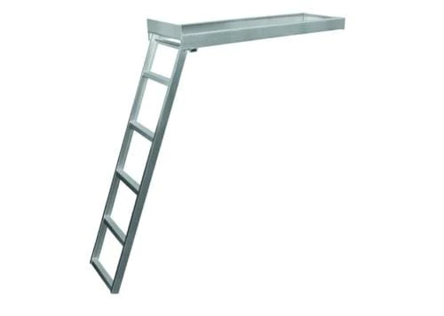 Jif Marine 4-Step Under Deck Ladder Aluminum - Jif Marine (Csd2)