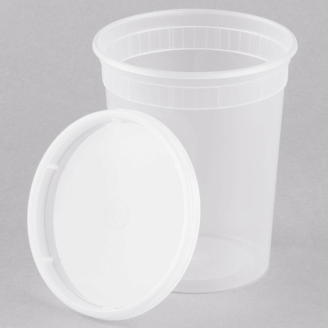 12pcs Round Clear Plastic Container With Lid -  Sweden