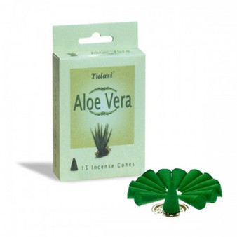 Aloe Vera Cone Incense [15 Gram Pack]