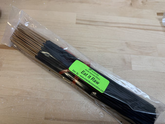Eat it Raw, Bulk Pack Incense Sticks Hand Dipped (Aprox 90-100 Sticks Per Bundle/Pack) with Free Shipping