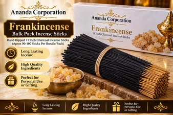 Frankincense, Bulk Pack Incense Sticks Hand Dipped (Aprox 90-100 Sticks Per Bundle/Pack) with Free Shipping