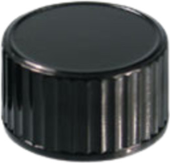 Black Phenolic 18-400 Lid with PP Polycone Liner