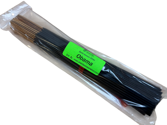 Obama, Bulk Pack Incense Sticks Hand Dipped (Aprox 90-100 Sticks Per Bundle/Pack)