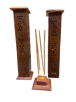 Incense Holder Square Box Tower