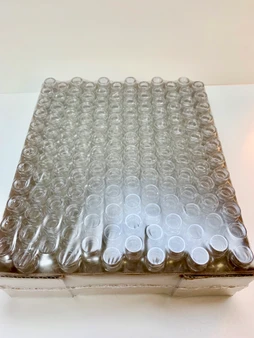 Empty Glass Rollon Bottle without Roller and Caps