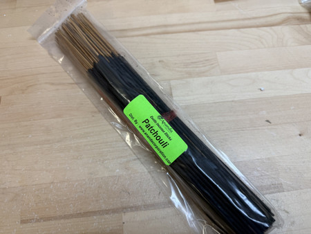 Patchouli, Bulk Pack Incense Sticks Hand Dipped (Aprox 90-100 Sticks Per Bundle/Pack)