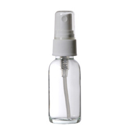 1 oz Clear Boston Round Bottles 20-400 Finish