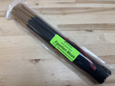 Egyptian Musk, Bulk Pack Incense Sticks Hand Dipped (Aprox 90-100 Sticks Per Bundle/Pack) with Free Shipping