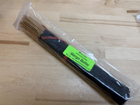 Mango Butter, Bulk Pack Incense Sticks Hand Dipped (Aprox 90-100 Sticks Per Bundle/Pack) with Free Shipping