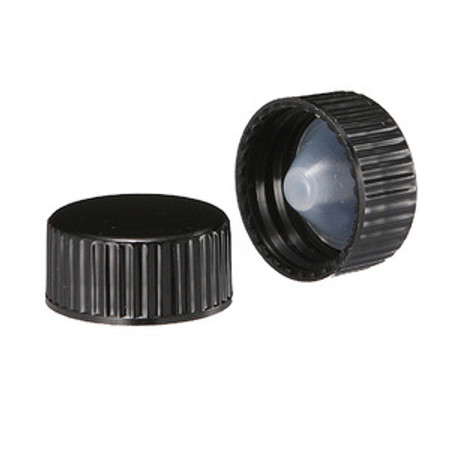  Black PP Plastic 20-400 lid with LDPE plastic Polycone Liner