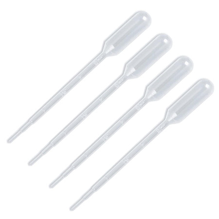 1ml Disposable Plastic Clear Liquid Dropper Transfer Pipette Eye Droppers, Volumetric Pipettes, Essential Oils Pipettes