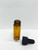 15mm X 45mm [1 Dram, 1/8 oz] AMBER Vials with Dropper