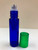 10ml (1/3 oz) Clear Rollon Bottle With Stainless Steel Roller & Color Caps