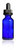 30ml [1 oz ] COBALT BLUE Boston Round Bottle with 20-400 Child Resistant Cap Glass Dropper with Graduated Marks 7X76mm