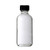 144 Pcs, 30ml [1 oz] CLEAR Boston Round Glass Bottle With Phenolic Cone Liner Caps
