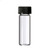 3456 Pcs [Case], 15mm X 45mm [1 Dram, 4ml] CLEAR Glass Vials with Plastic Cone Liner Cap