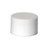 White PP Plastic 28-410 Ribbed Skirt lid with Foam Liner