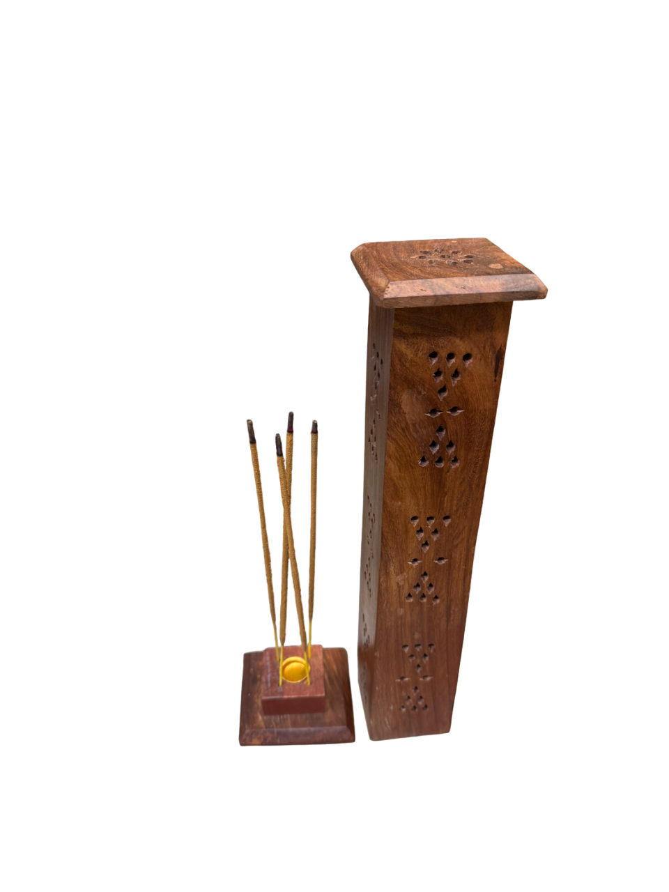 Incense Holder Square Box Tower