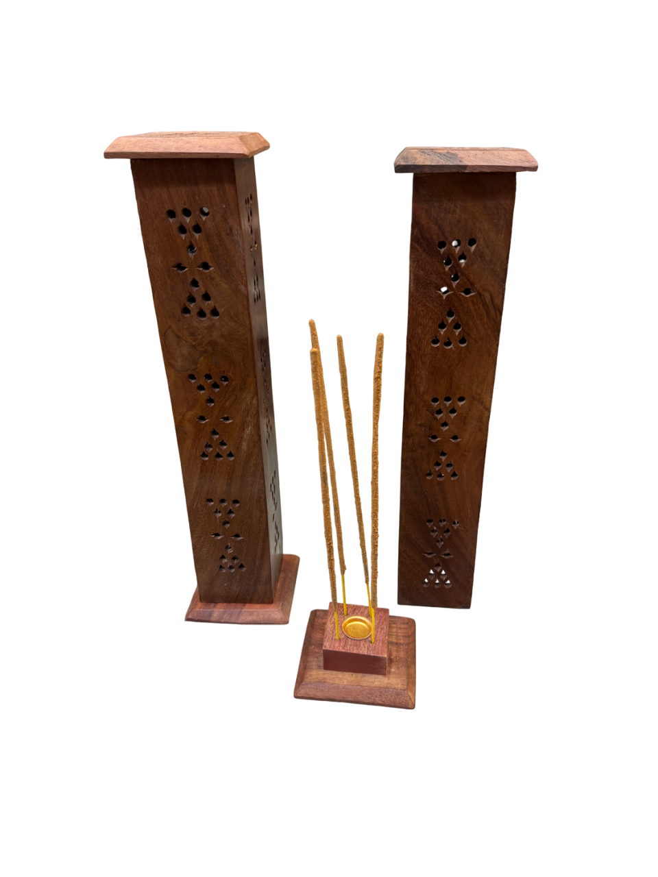 Incense Holder Square Box Tower