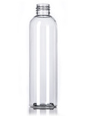 4 oz Clear PET Round Bottle with 20-410 Neck Finish