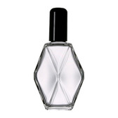 60 ml [2 oz&91; Diamond Shape Bottles with Lid