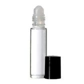 10ml (1/3 oz) Clear Rollon Bottle With Color Cap