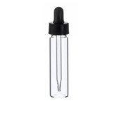 8ml [2 DRAM, 1/4 oz&91; 17mm X 60mm CLEAR Vials with Glass Dropper [144 Pcs&91;