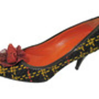 Tosoni Franco Multi Colour Fabric Round Toe Shoe