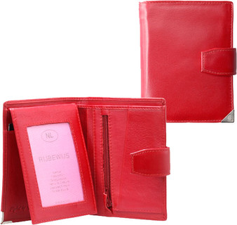 French leather mini wallet