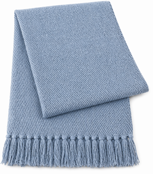 Light Blue Solid Color Yoga Blanket - Light Blue Option