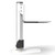 Mini Power Desktop Riser | Gloss White | Laptop Sit-to-Stand Electric Height Adjustment