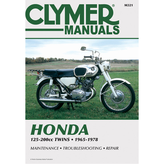 Clymer M321 Service Shop Repair Manual Honda 125-200cc Twins 65-78