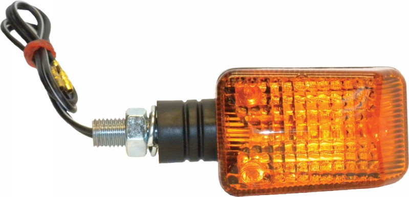 K&S Universal Signal Lights Black W/Amber Lens - 25-7500