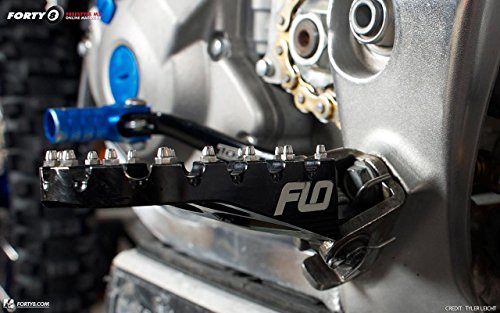 Flo Motorsports Pro Series Foot Pegs (Black) - FPEG-795BLK