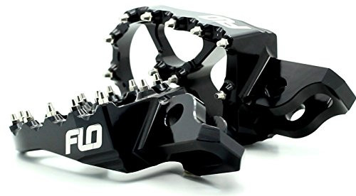 Flo Motorsports Pro Series Foot Pegs (Black) - FPEG-795BLK
