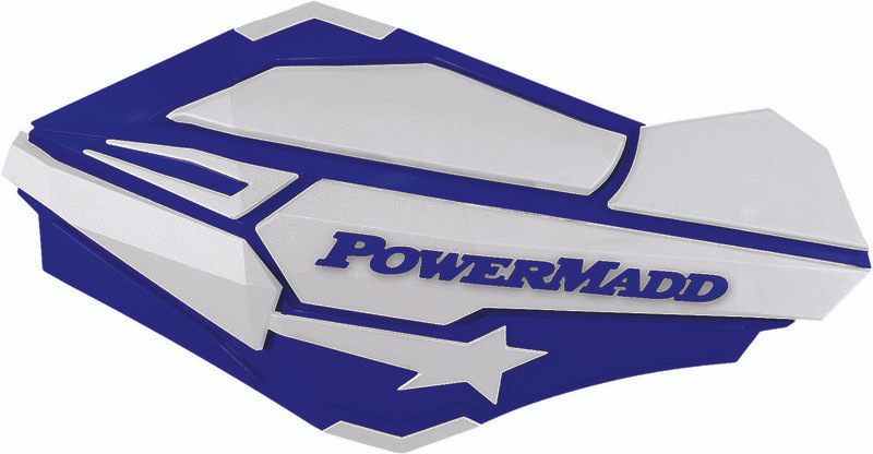 Powermadd Sentinal Handguards (Blue/White) - 34421