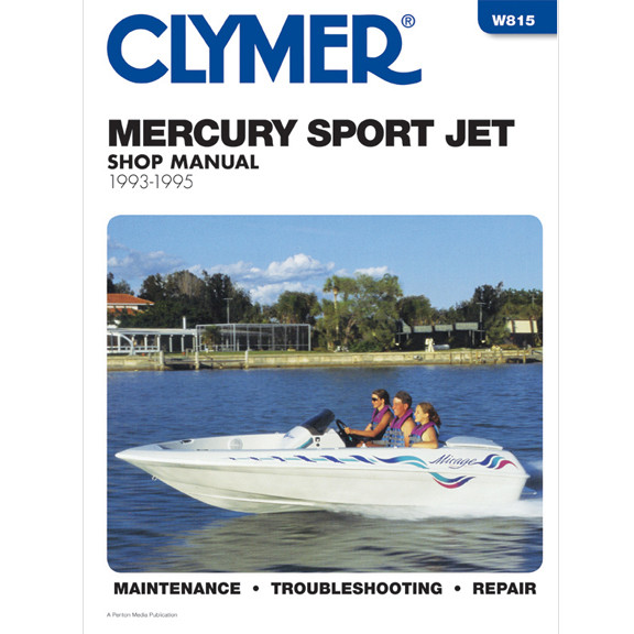 Clymer W815 Service Shop Repair Manual Merc Powered Sport Jet