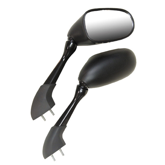 EMGO OEM Replacement Mirror for 01-05 Yamaha FZ1/FZS1000 Left Side Black