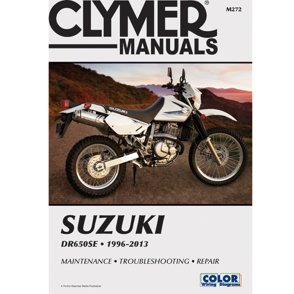 Clymer M272 Service Shop Repair Manual Suzuki DR650SE 1996-2013