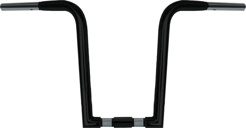 Wild 1 Chubby Springer Outlawz Ape Hanger Bar Black 10" - WO620B