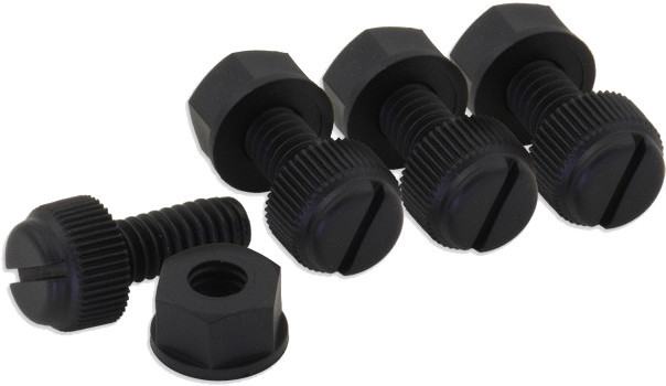 Bolt Nylon License Plate Fasteners 4/Pk - LPFNYLON