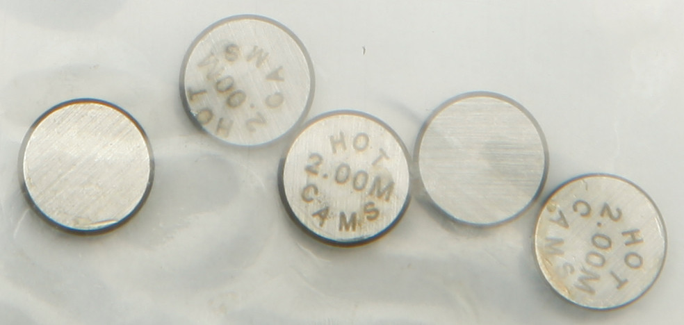 Hot Cams Valve Shims 7.48X2.00Mm 5/Pk - 5PK748200