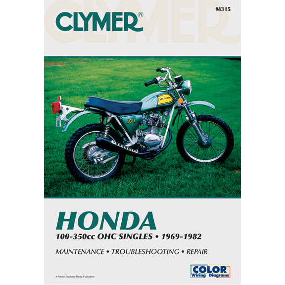 Clymer M315 Service Shop Repair Manual Honda OHC Sngls 100-350cc 69-82