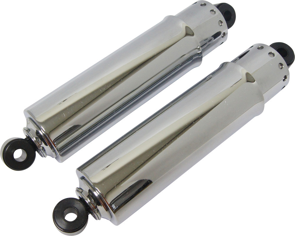 Harddrive Chr Shock 12" W/Long Cover Chrome Big Twin 73-86 - 30-483