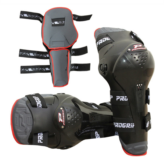 Pro Grip 5991 Motocross Knee Guards Black Adult
