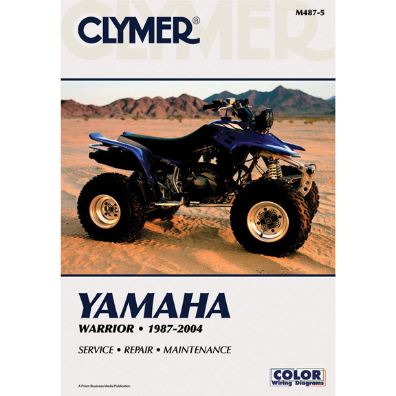Clymer M487-5 Service Shop Repair Manual Yamaha Warrior 1987-2004