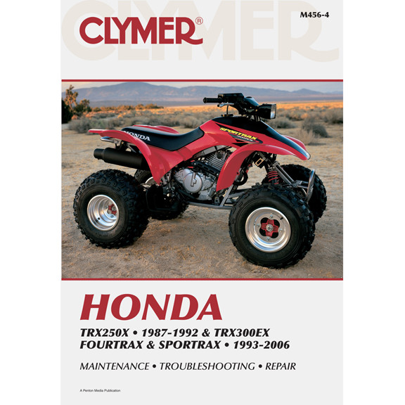 Clymer M456-4 Service Shop Repair Manual TRX250X 87-92 TRX300EX Fourtrax 93-06